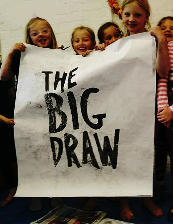 The Big Draw, The Children's Art School Juniors, Holmfirth